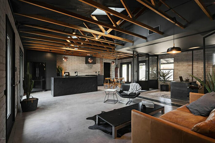 Modern Loft Style Home in Arizona by Knob Modern Design